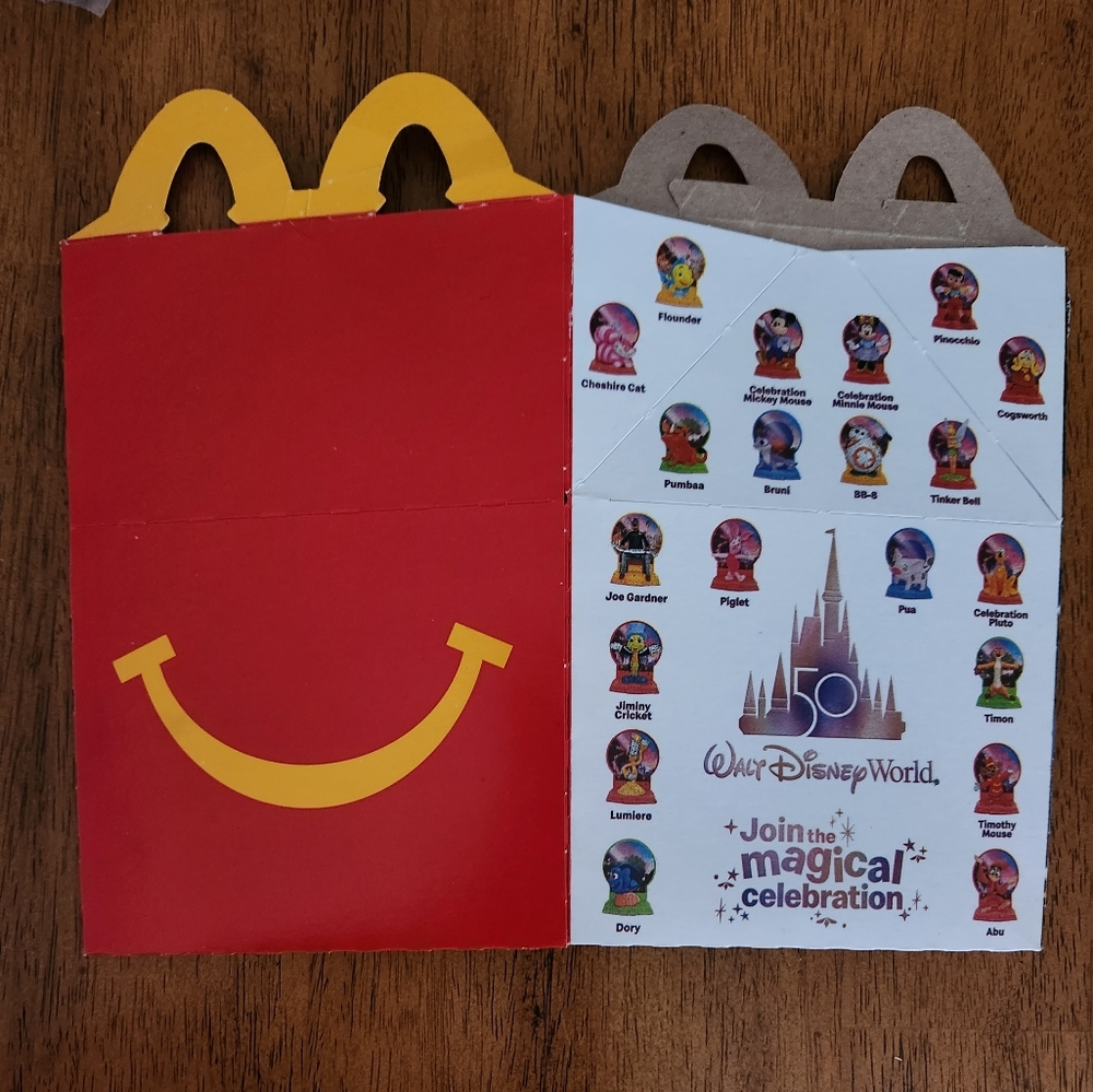 Assorted McDonald's Disney 50th Anniversary Happy Meal Toys
